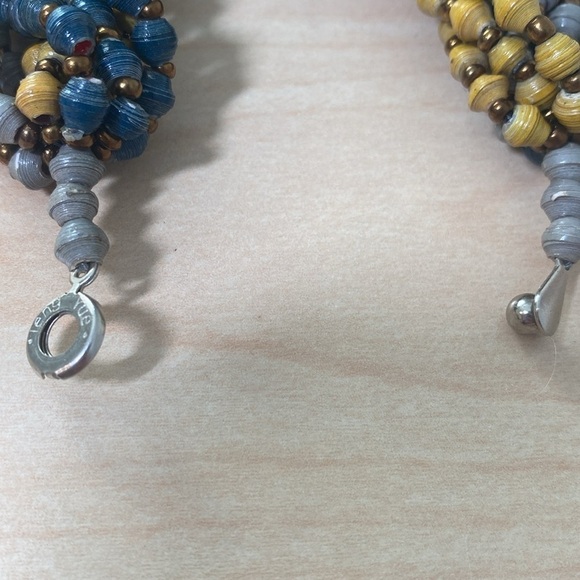 Teng Yue Braided bead Bracelet Yellow, Blue, Grey - Picture 4 of 5